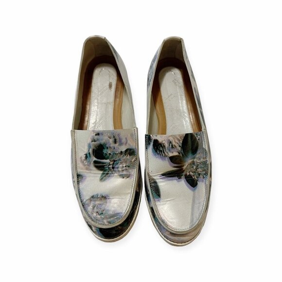 Maison Martin Margiela White 3D Floral Slip on Loafers, Size 41EU - Picture 2 of 12